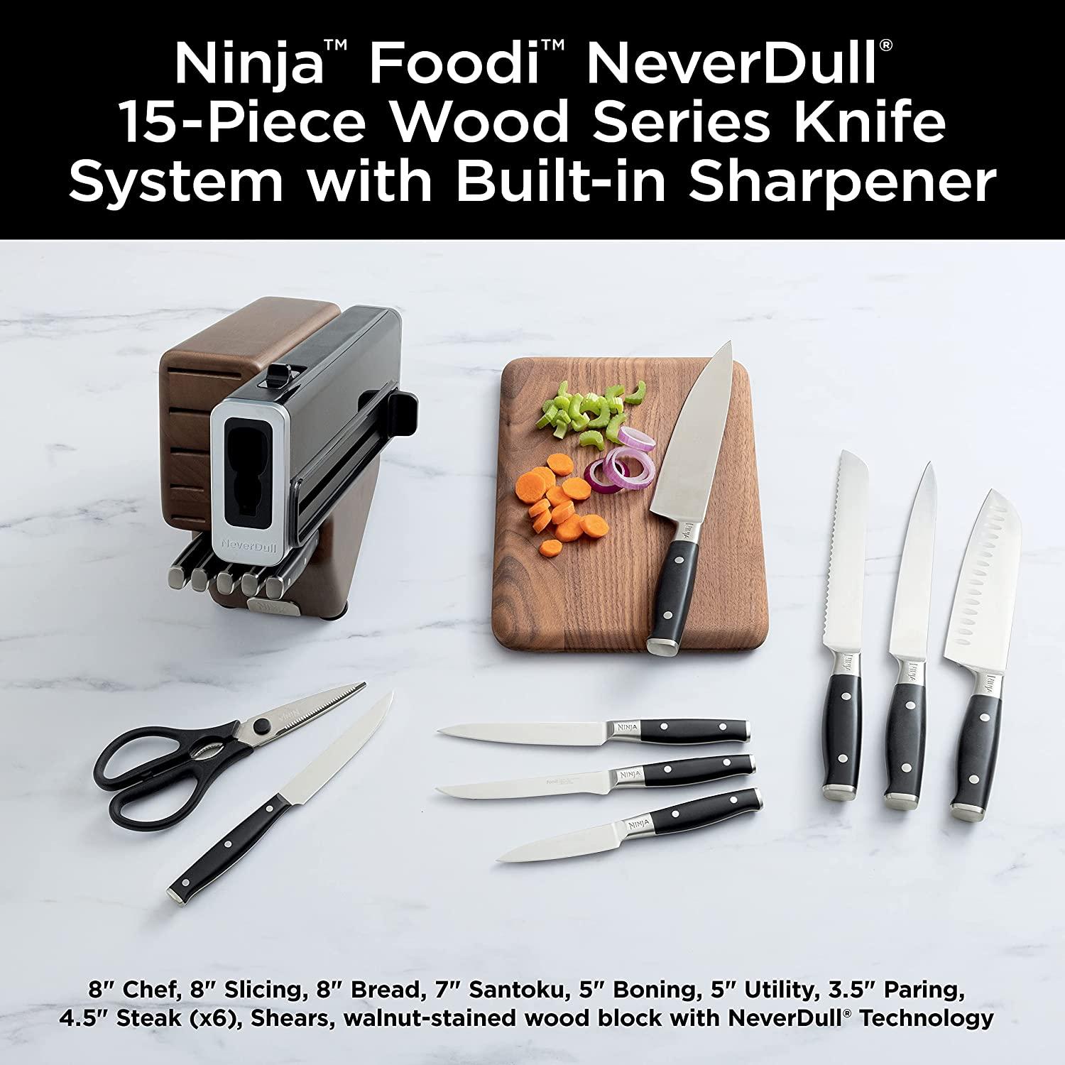  Ninja K32002 Foodi NeverDull System 2-Piece Chef Knife