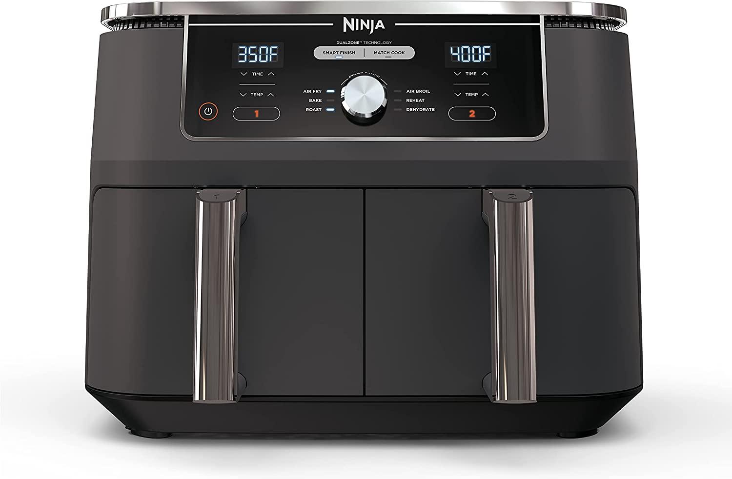  Customer reviews: Ninja AF080 Mini Air Fryer, 2 Quarts  Capacity, Compact, Nonstick, with Quick Set Timer, Grey